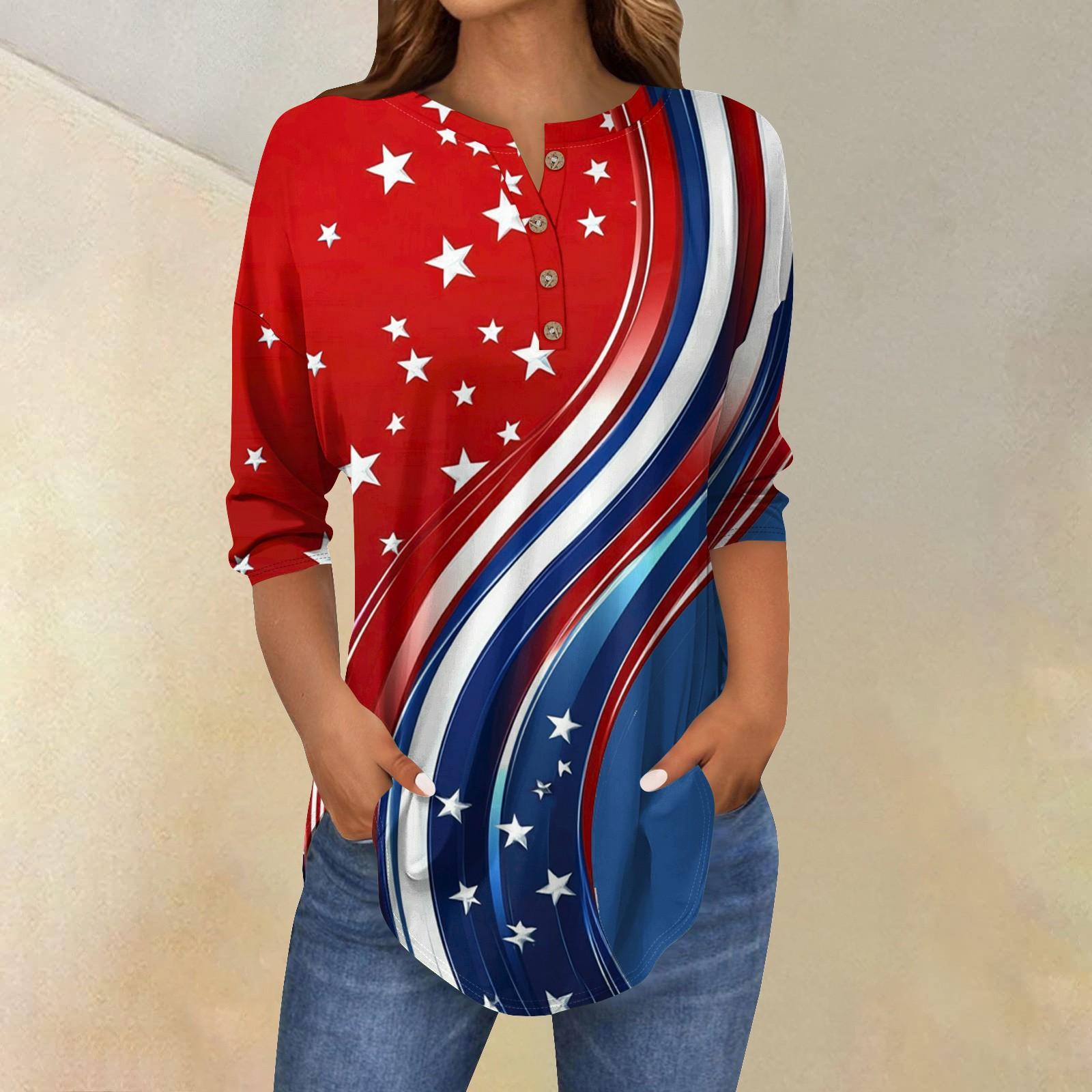 

Футболки женские осенние повседневные рубашки с длинным рукавом 3/4 на пуговицах толстовка винтажный топ пуловер S красный