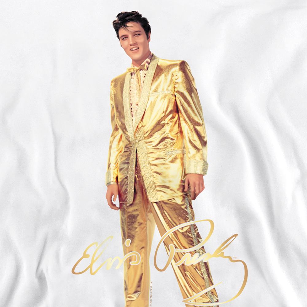 Elvis Unisex Adult Gold Lame Suit Sweatshirt