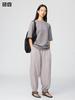 AIRism Bomull Oversized Randig T-shirt