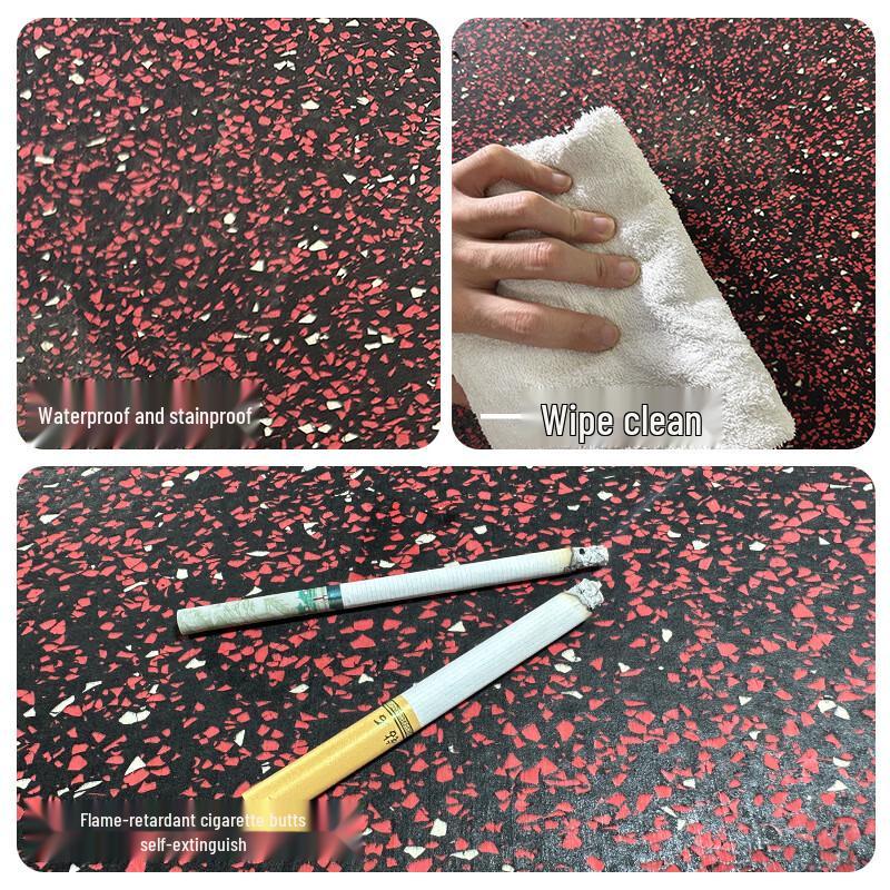 OEING Gym Rubber Floor Mat 50x50x5.0 CM