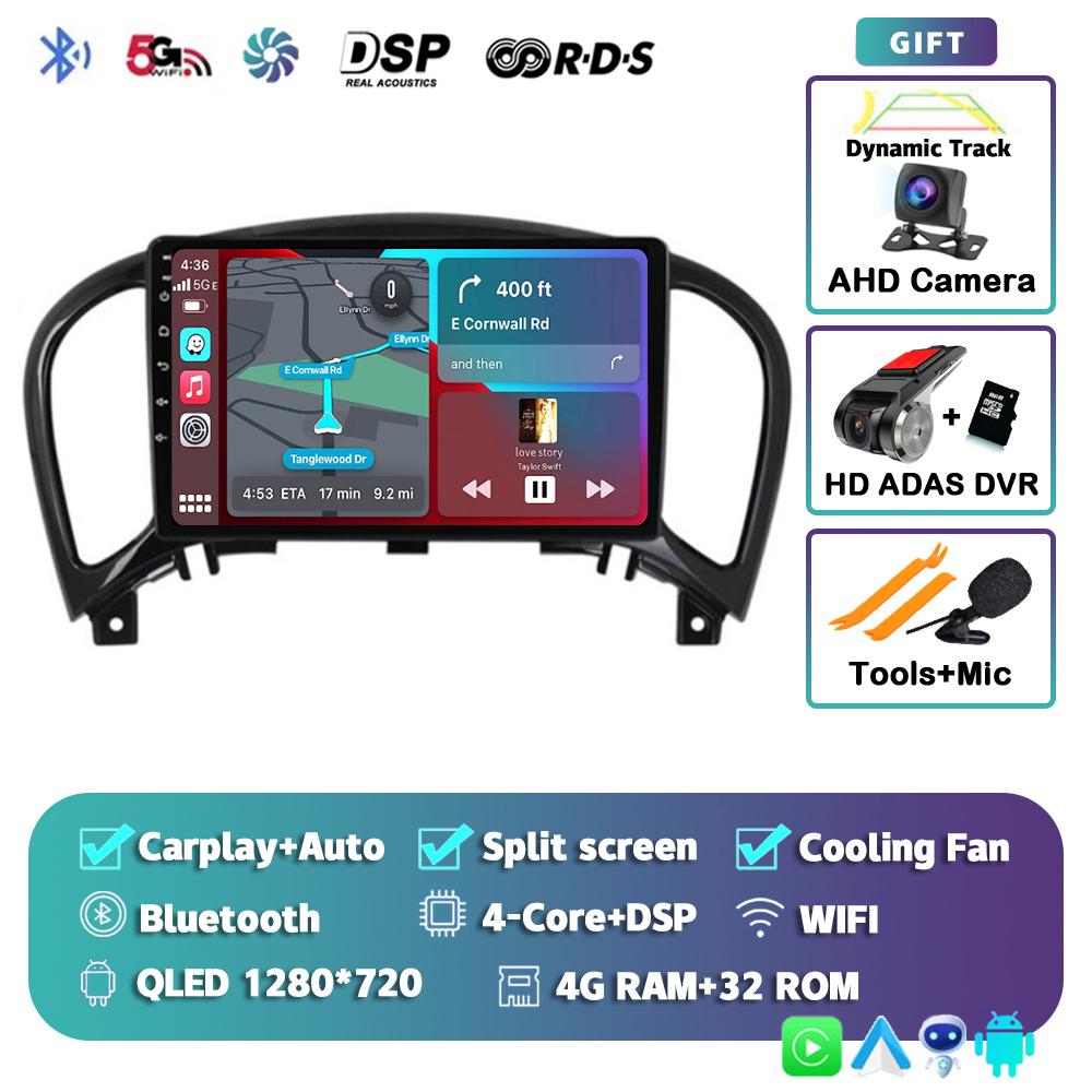 Android 14 Carplay Auto Car Radio For Nissan Juke YF15 2010-2014 2 Din Multimedia Video Player GPS Navigation Stereo Head Unit