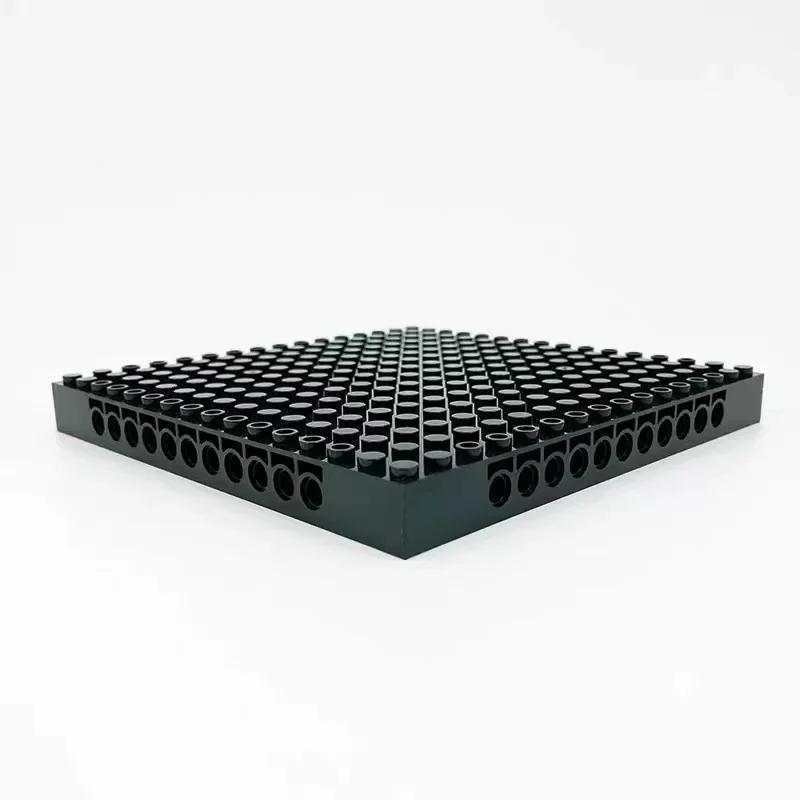 16x16 Dots Baseplate Constructing Base Plate Splice Brick DIY Combination MOC Connect Module 1.5cm Works With rod Accessories