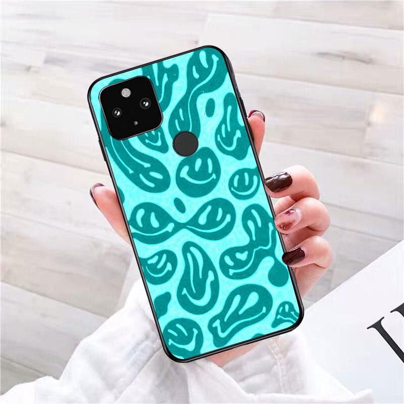 Trippy Smiley Face Phone Case for Google Pixel 7 Pro 7 6A 6 Pro 5A 4A 3A Pixel 4 XL Pixel 5 6 4 3 XL 3A XL 2 XL