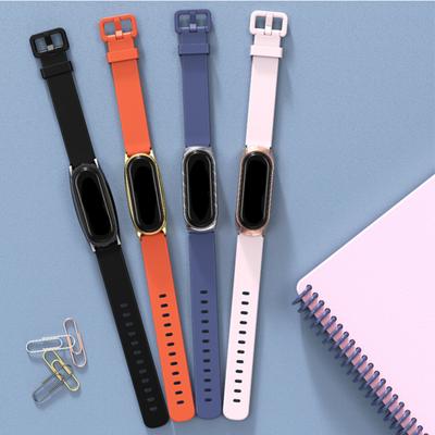 Watch Band Waterproof Soft Silicone Smart Bracelet Strap Wristband for Xiaomi Mi Band 6 5 4 3