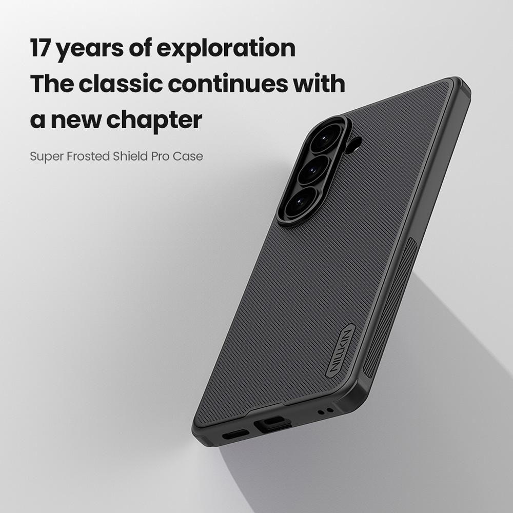 NILLKIN Frosted Shield Pro Pro Samsung Galaxy S26 Pouzdro Matné PC + TPU Kryt na telefon