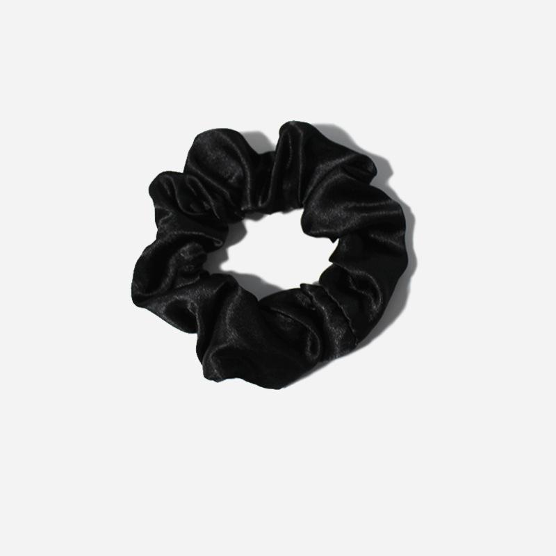 Solid Color Large Intestine Ring Color Dingcloth Headband Fat Intestine Hair Band Christmas Hair Tie Rubber Band Hair Accessories