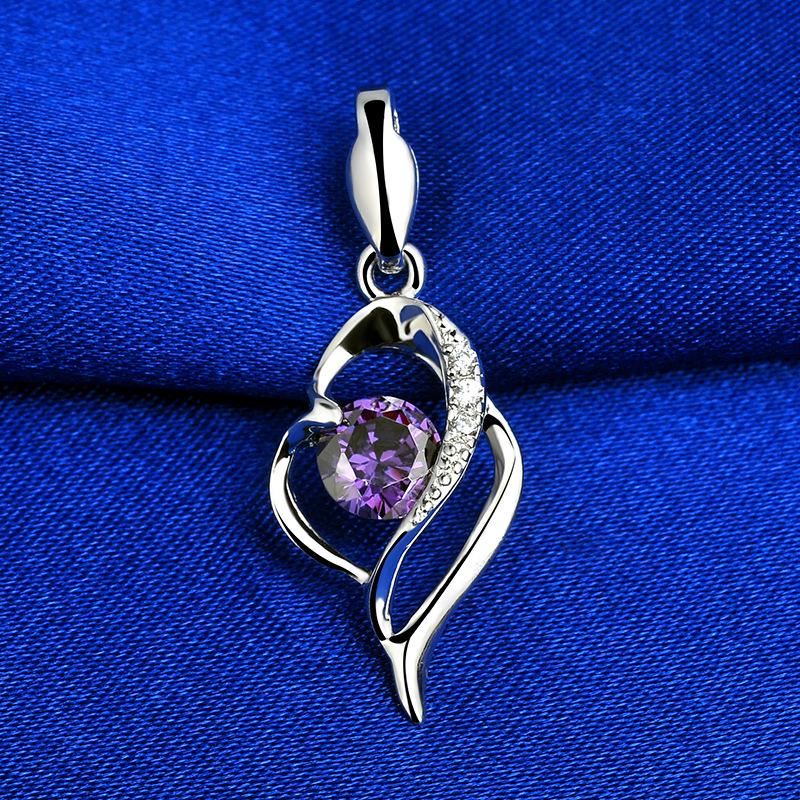 Sterling Silver S925 Heart Pendant Necklace - Stylish and Versatile Love-Inspired Jewelry 925 Silver