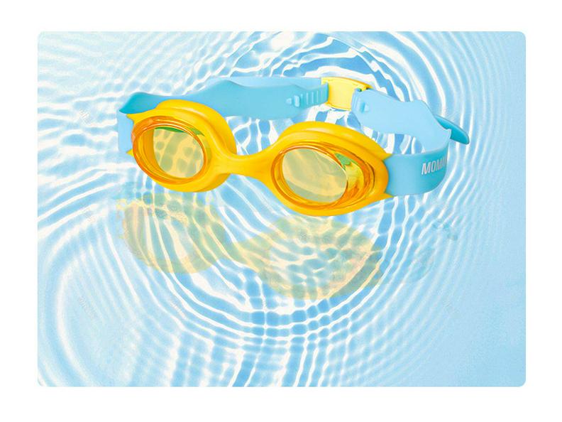 Occhialini da nuoto in silicone anti-appannamento per bambini - Impermeabili, Attrezzatura da allenamento ad alta definizione per bambini