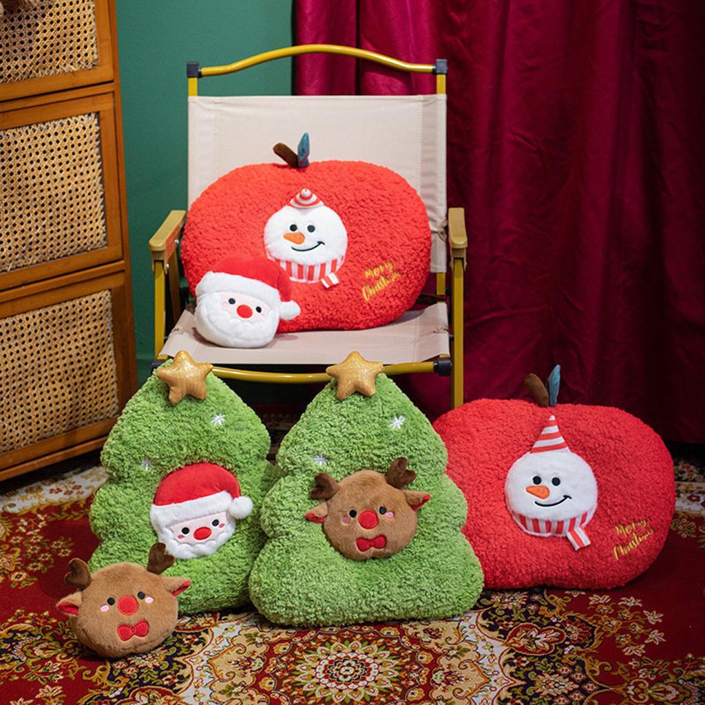 Plush Pillow, Fruit Shape Pillow, Christmas, Christmas Eve, Sofa Decoration Pillow