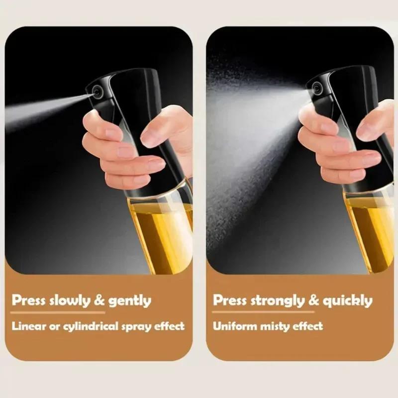 2PCS Oil Spray Bottle Kitchen Cooking Olive Oil Dispenser Camping BBQ Baking Vinegar Soy Sauce Sprayer Containers Oil Dispenser