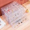 WTEMPO Desktop Earrings Necklace Multi-layer Storage Box Drawer-type Nail Drill Jewelry Finishing Box Nail Polish Glue Transparent Storage Box