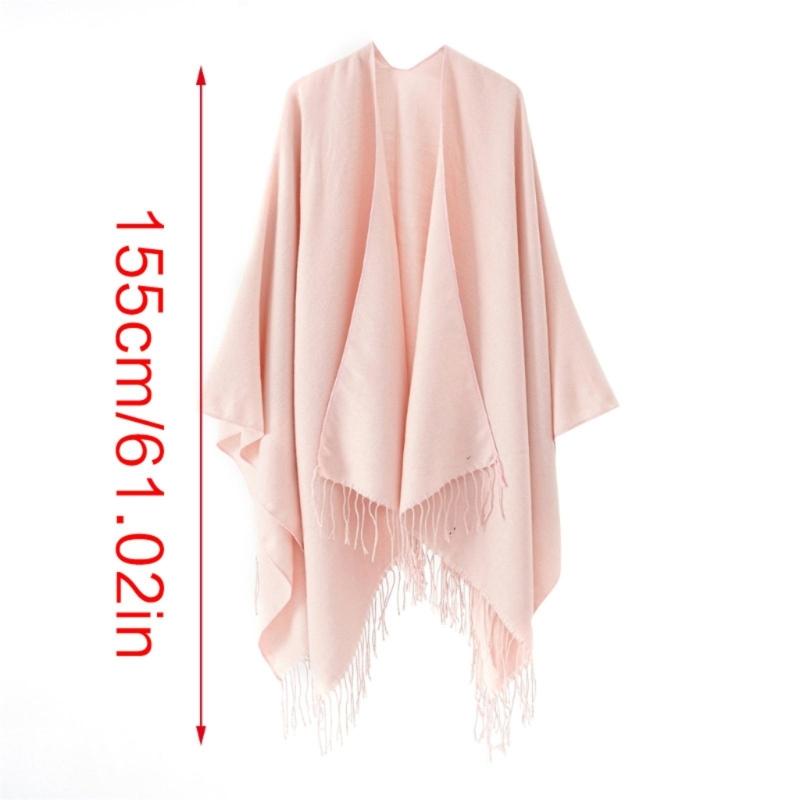 Cashmere Pashmina Beautiful Winter Warm Scarf Women Shawl Long Tassels Wrap Soft Feeling Large Blanket for Women