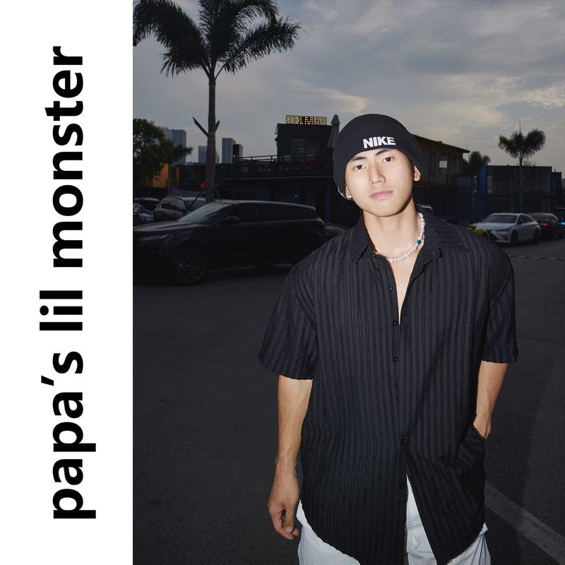 

Papaslilmonster American Style Summer Loose Striped Solid Color Short-Sleeved Simple Loose Shirt Top for Men Black XL