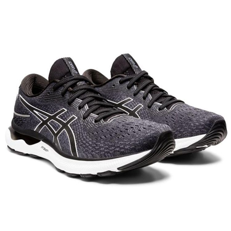 Asics Gel Nimbus 24 2E Wide Black White Men Sneakers 1011B361-001