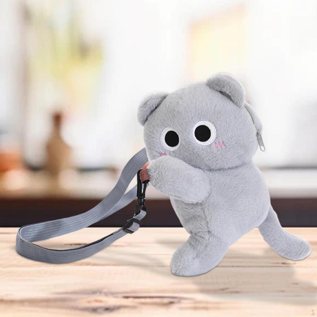 Cat Shaped Crossbody Bag Creative Shoulder for Travel Birthday Gift Shopping