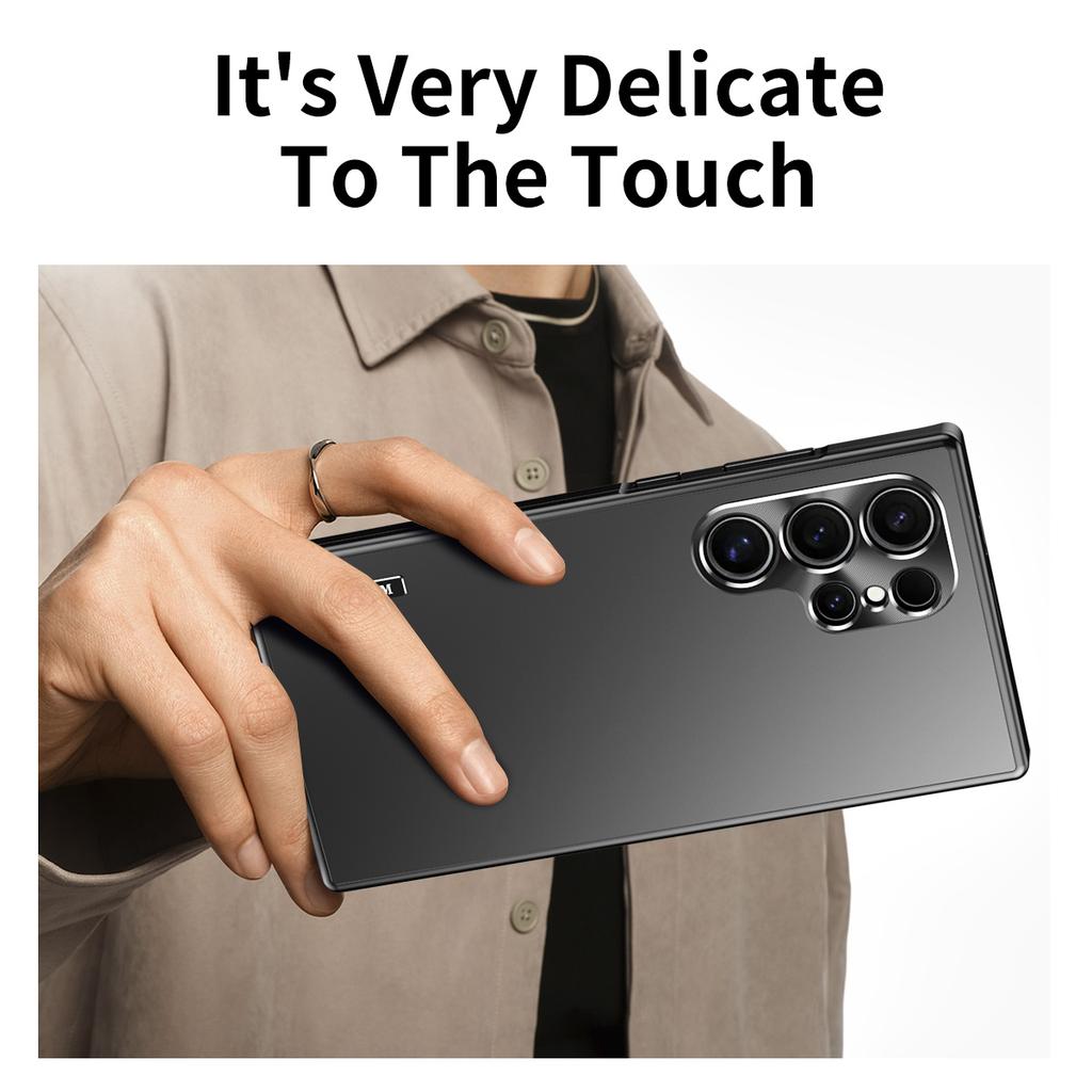 Magnetic Close Aluminum Frame Plastic Back Metal Case For Samsung Galaxy S25 Ultra S24 Ultra S23 S22 S21 Strong Drop Proof Cover