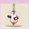 Penguin Keychain Plush Toy With Pp Cotton Filling For Bag Keychain Decoration