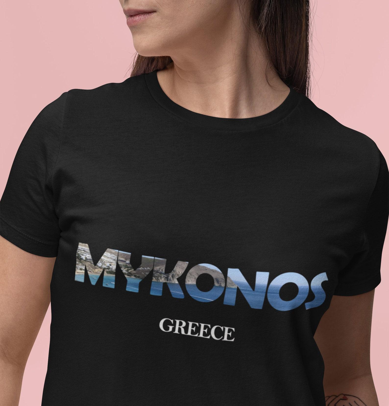 Mykonos Greece T-shirt: Unisex Heavy Cotton Tee M