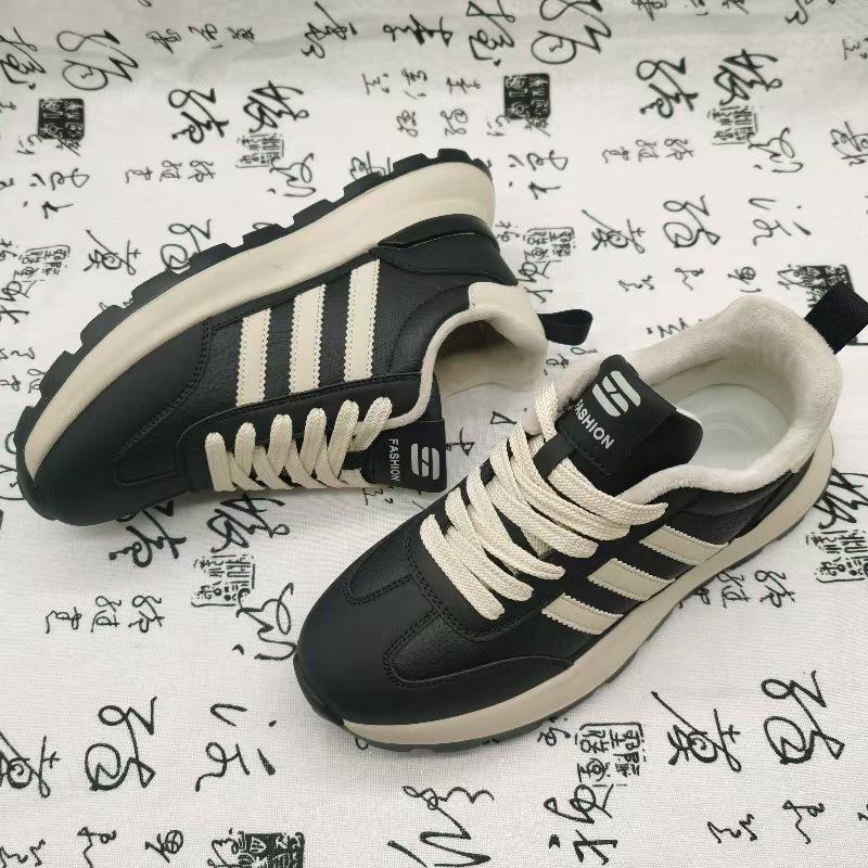 Men's 2025 Casual Leather Shoes, Winter Fleece Lined, Thickened Warm Genuine Leather Sport Shoes