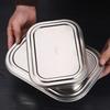 304 Stainless Steel Bento Meal Lunch Box for Kids 2/3/4 Compartment Children Healthy Food Container School Canteen Tableware
