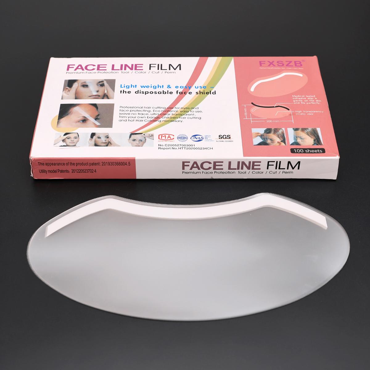 

50/100 шт одноразовый защитный экран для лица микроблейдинг защитные щитки для душа маски для лака для волос салонные принадлежности