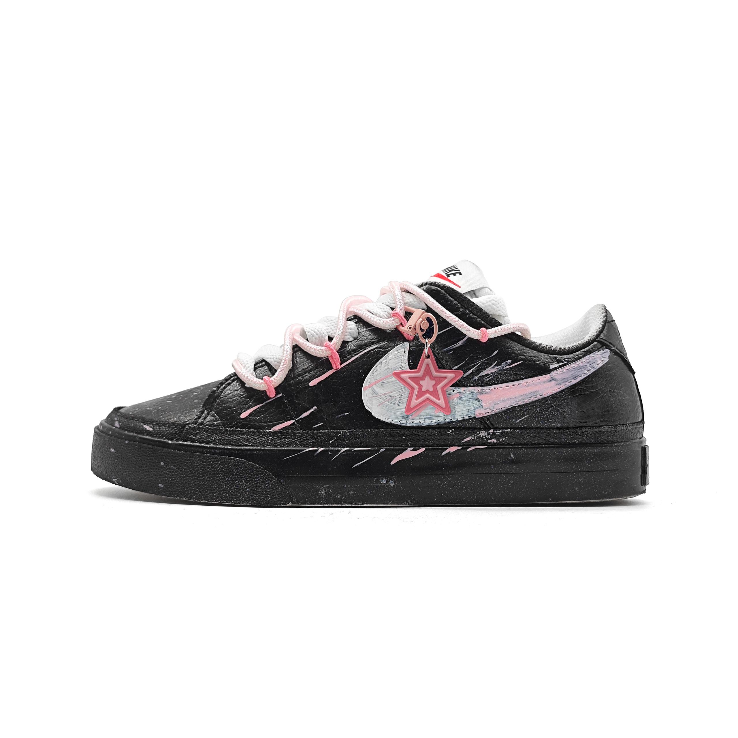 

Nike Court Royale Pink White Shooting Star Low top Skateboard Shoes Unisex Black White DH3161-100(team912-) 37.5