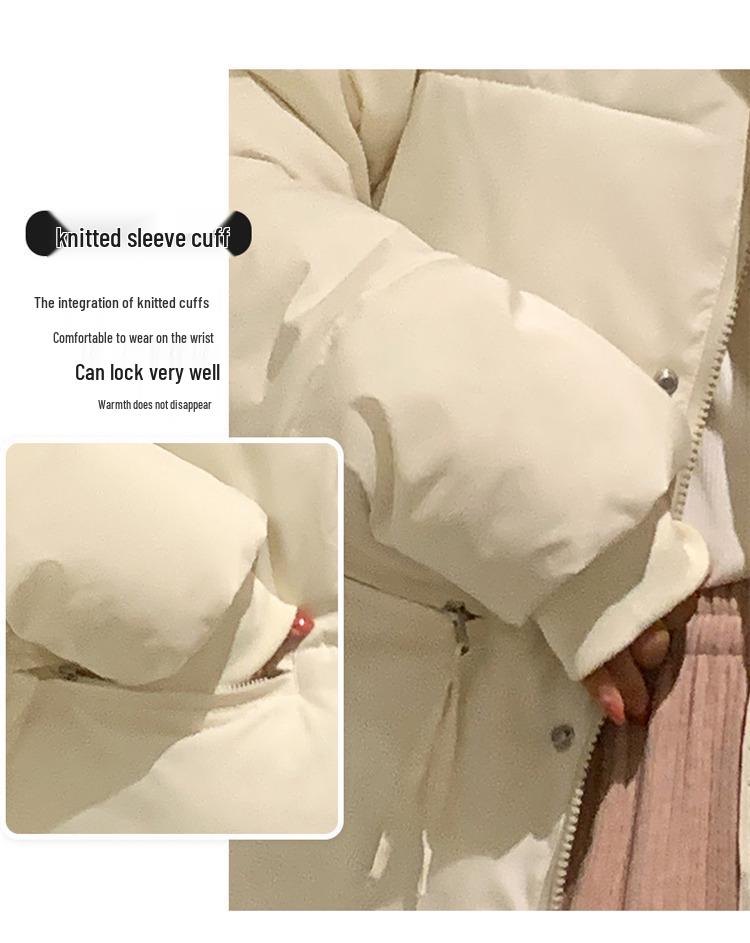 Maillard Women's Petite Cotton Padded Jacket - Loose Fit, Cold-Proof, Autumn/Winter Wear