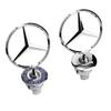Autoaufkleber Für Mercedes Benz Stern Motorhaube - Emblem für Autohaube Vorne Chrom Logo Haubenmarkierung für Benz C E S Klasse W204 W205 W21
