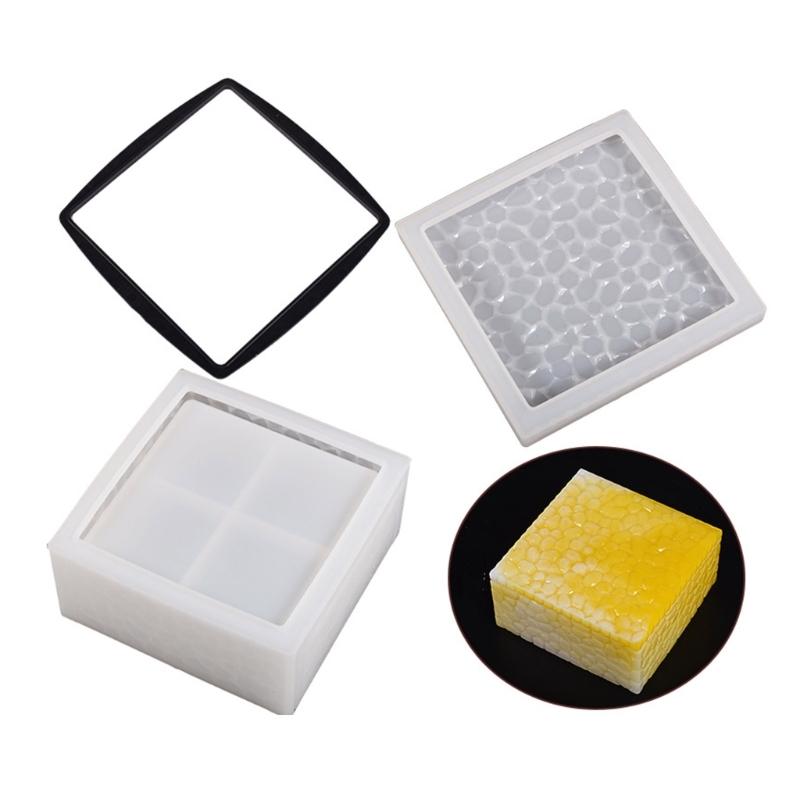 Diamonds Resin Box Molds with Lids,3D Jar Silicone Mold,Trinket Storage Container Box Mold for Resin Casting Home Decors