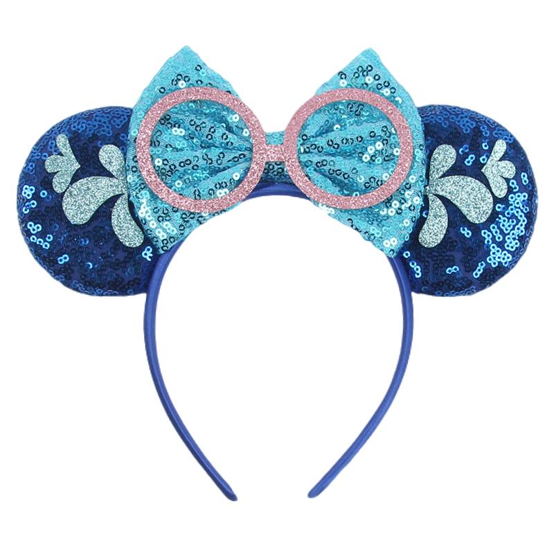 Nieuwste Mickey Mouse Oren Hoofdband Kid Adult Festival Party Pailletten Strik Haarband Vrouwen Baby Girl Party Haar Accessoires
