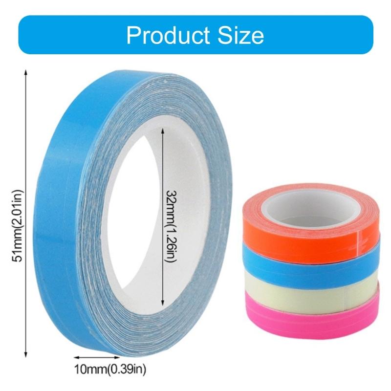 4pcs Bright Craft Tape Night Glows Adhesive Tape DIY Fluorescent Tape Upgrades for DIY activity & Educational Use
