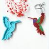 Formenbau Epoxidharz Handwerk Hängender Kolibri Vogel Silikonmaterial Schlüsselanhänger Form