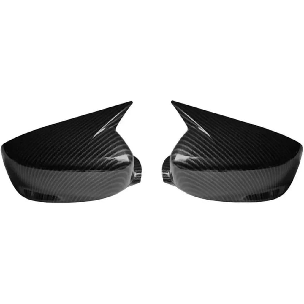 Car Sticker Rearview Side Mirror Cover Wing Cap Exterior Door Rear View Case Trim Carbon Fiber Look ABS Compatible With Acura ILX 2013-2024(Carbon)