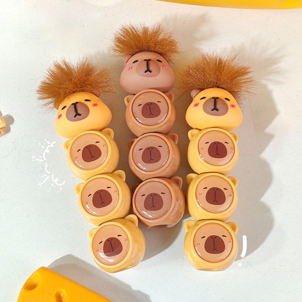 

Знімний хайлайтер Капібара Захист очей Флуоресцентна ручка Креативна кольорова маркерна ручка Офіс Color random