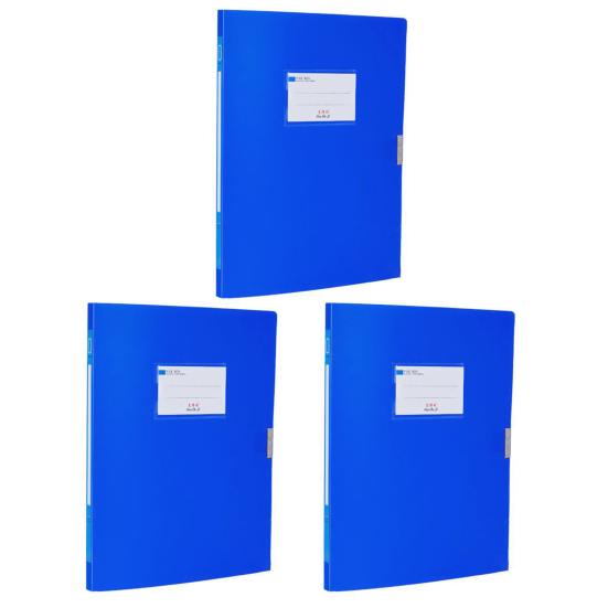 3 Pcs Polypropylene File Folder A4 Letter Size Document Holder Plastic Paper File Folder for School Office Business Home