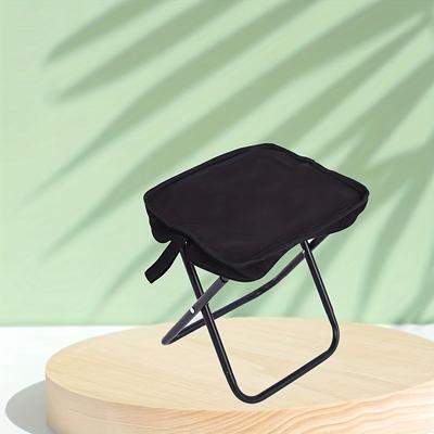 1Pc Sports Outdoor Folding Chair, Convenient Portable Fishing Stool, Folding Fishing Chair, Picnic Camping Maza Bench