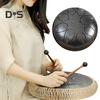 Steel Tongue Drum Rain Chime Hand Drums Sound Healing Instruments Chakra Tank Drum for Musical Education Meditation Yoga Zen