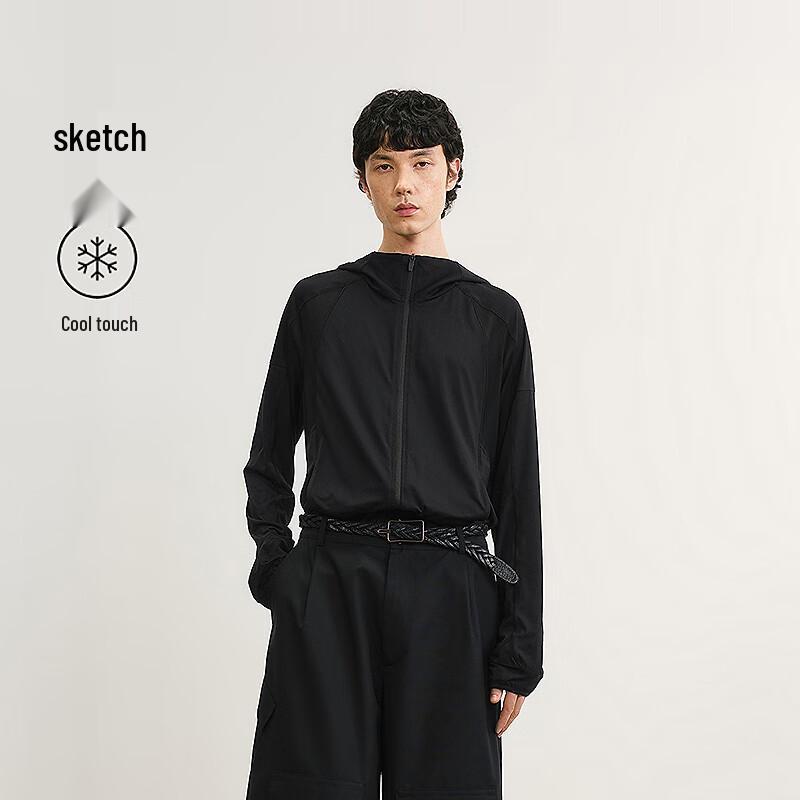 

Croquis Men s Slim-Fit Hooded Long-Sleeve Jacket XL