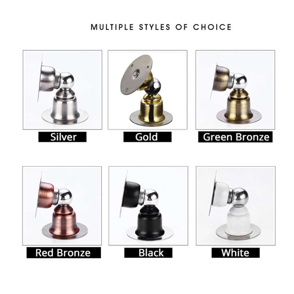 Floor Mounted Door Stopper Bedroom Bathroom Door Anti-collision Door Catch Stop Holder