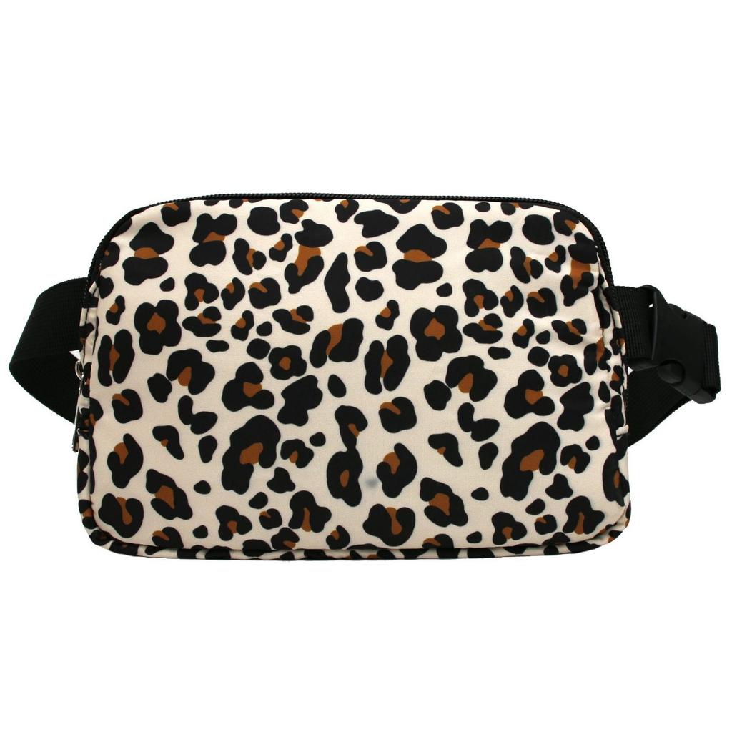 Bidirectional Zipper Waist Bag Nylon Multifunctional Women's Waist Belt Bag, Storage Bag, Adjustable Shoulder Strap Crossbody Bag, Small Bag