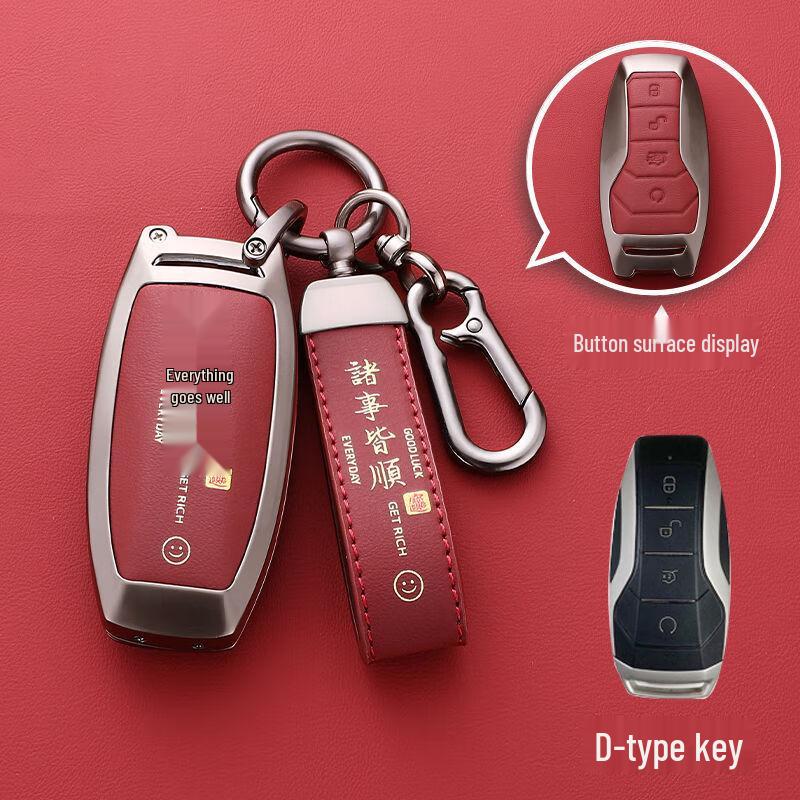 BYD Key Case for Han, Qin Plus DMI, Song Pro, Dolphin, Yuan, Tang, EV Seal, Seagull, Frigate, and Destroyer Models