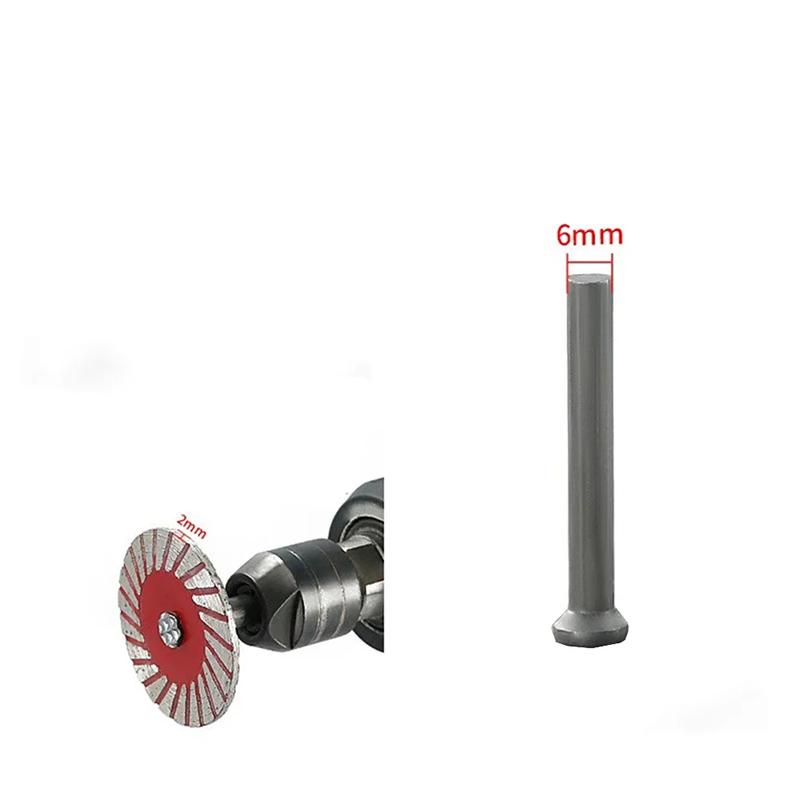 3pcs For Wood Metal Stone Granite Marble 40mm Cutting Disc 6mm Shank Circular Saw Blade Sanding Disc Grinding Wheel