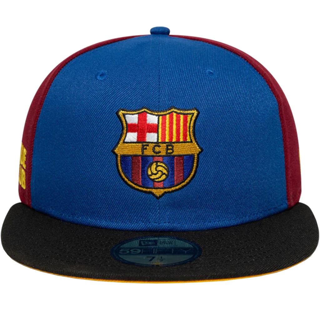 New Era Mes Que Un 59Fifty FC Barcelona Cap, Mens burgundy Cap