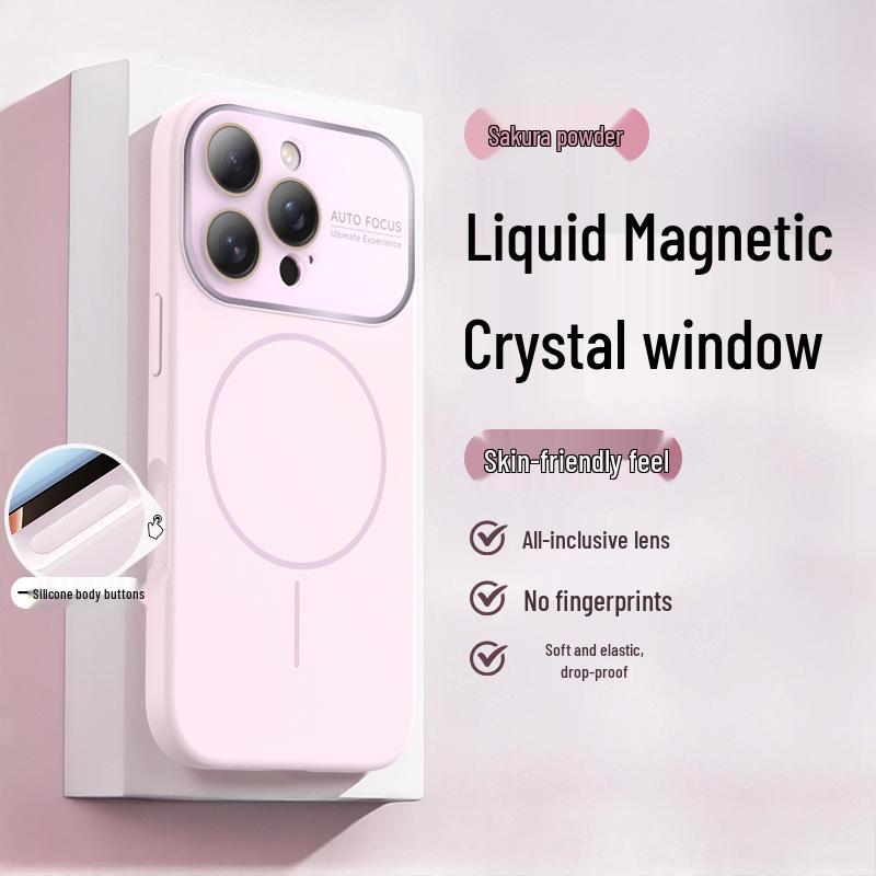 

Frosted Solid Color Liquid Silicone Case for iPhone 16/17Pro iPhone 17 Pro Max