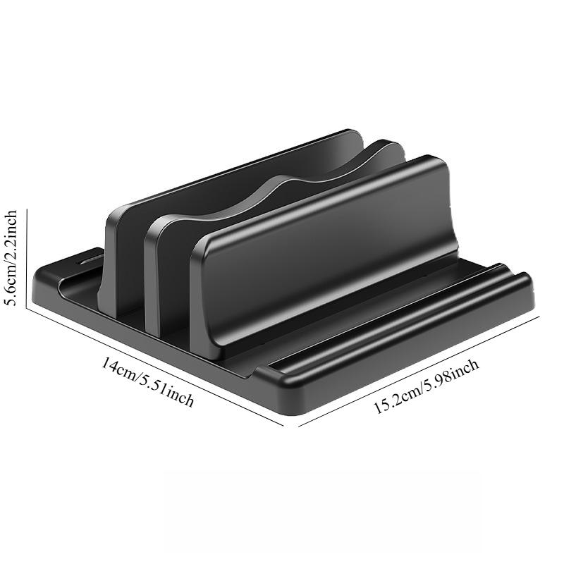1PC Laptop Vertical Stand Suitable for MacBook Vertical Storage Rack iPad Tablet Shelf Base
