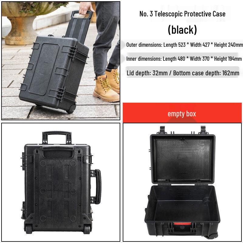 Jundingying No. 3 Rolling Waterproof Protective Hard Case