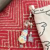 Butterfly Heart Bead Pendant Phone Charm Hangings Rope Cute Phone Chain Strap Bag Decoration Lanyard Keychain Accessory