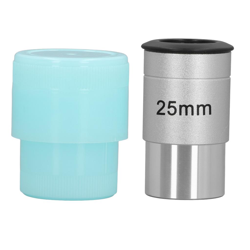 Telescope Eyepiece 35 Degrees Field of View 1.25 Inch M28.6 Thread Optical Glass Aluminum Alloy Full Coated