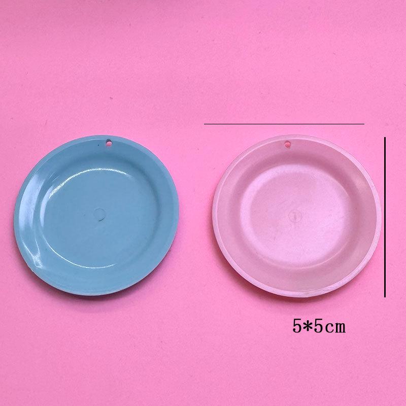 

Миниатюрный набор для кукольного домика с едой: Креативные аксессуары для обеденной тарелки и сковороды