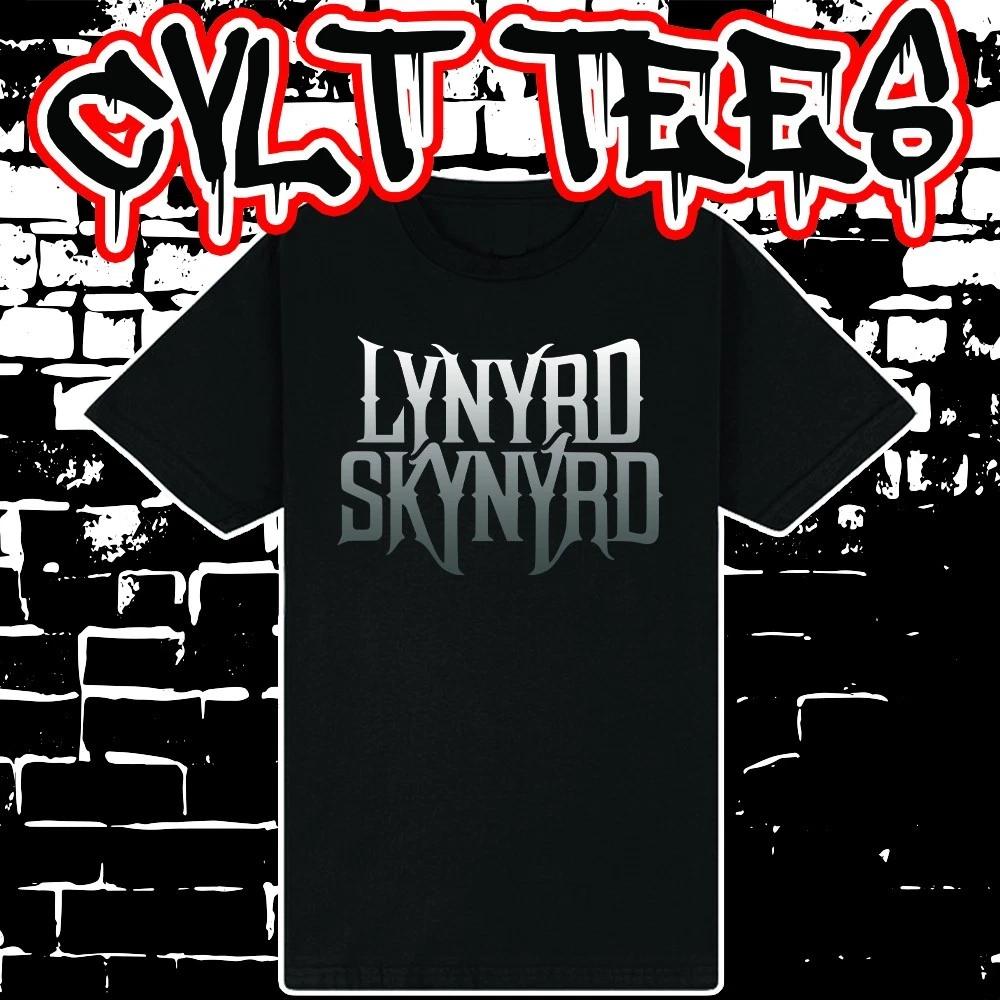 Men s and Women s T-shirts Lynyrd Skynyrd LOGO Band Tee 100% Cotton M
